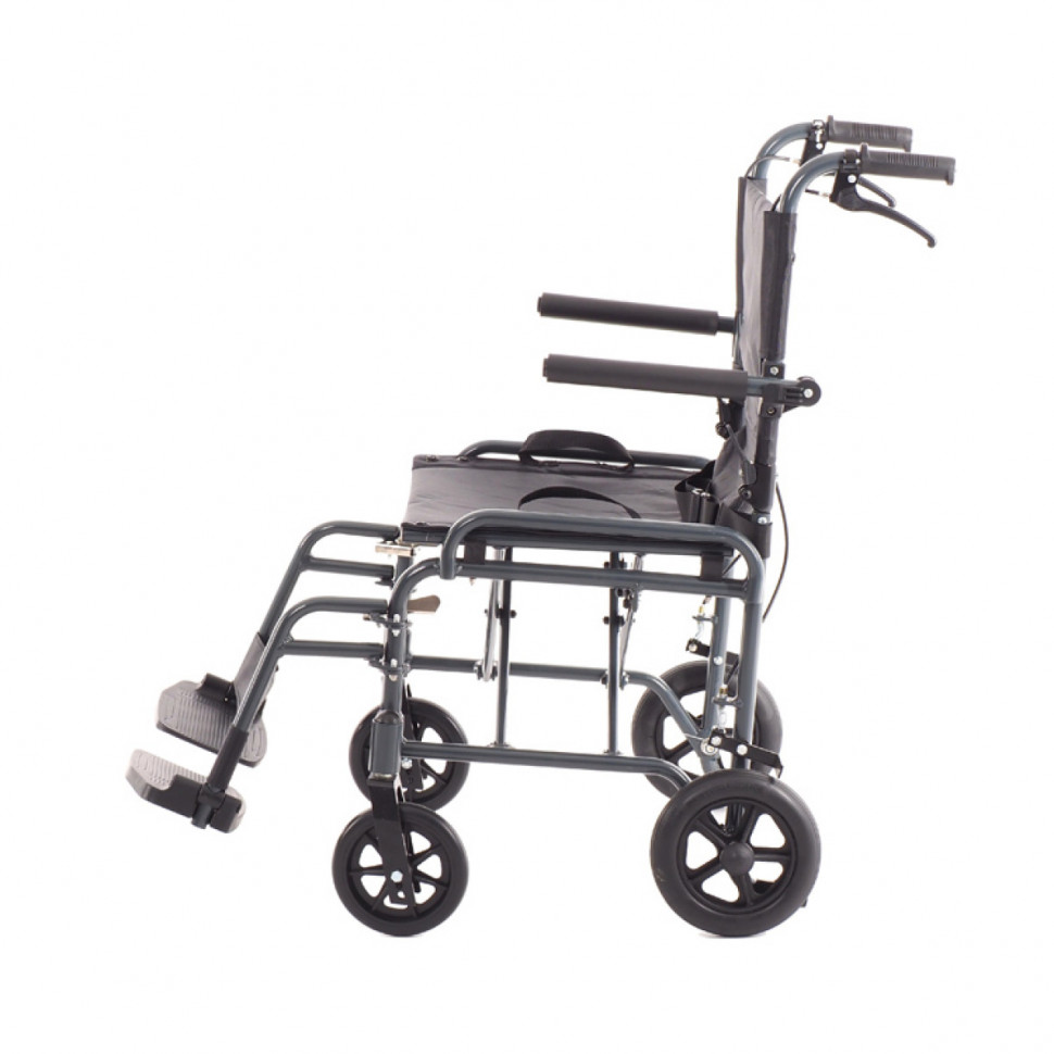 Кресло-каталка складная MK-280 (FS860LB) с тормозами для сопровождающего (45 см) Кресло-каталка складная MK-280 (FS860LB) с тормозами для сопровождающего (45 см)