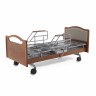 Кровать для лежачих больных электрическая MED-MOS DB-2B с поворот.креслом в правую сторону (коричневый)