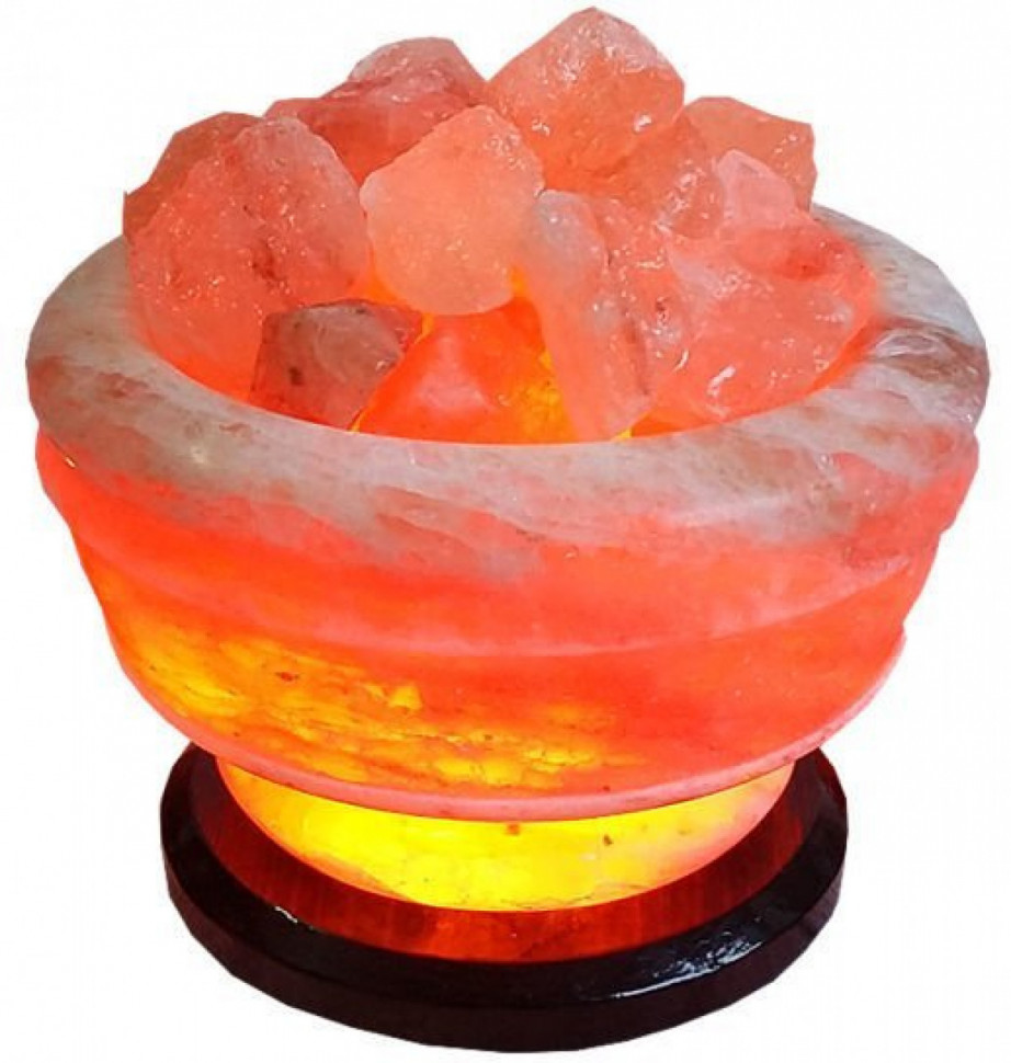 Солевая лампа ВАЗА С КАМНЯМИ  3,5-3,9 кг	 Солевая лампа ВАЗА С КАМНЯМИ  3,5-3,9 кг