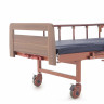 Кровать для лежачих больных с матрасом MED-MOS Е-8 ЛДСП (коричневый)